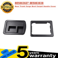 Rear Trunk Liner Cargo Boot Carpet Handle Cover 8E5863627 8E5863638 For AUDI A3 S3 A4 B6 B7 B8 S4 A5