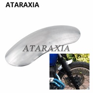 Universal Motorcycle Sliver Mudguard Front Fender Scooter Offroad Cruiser Chopper Cafe Racer Old Sch