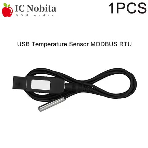 1PCS USB Temperature Sensor MODBUS RTU Transmitter DL11B-MC for DS18B20/NTC High Precision Digital T