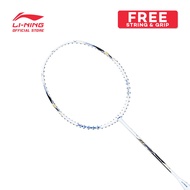 LI-NING AXFORCE BLAST BADMINTON RACQUET - WHITE/ BLUE SAPPHIRE - AYPU123