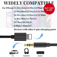New AUX Cable for iPhone, 3.3 feet (about 1.0 meter), headphone jack adapter male to auxiliary stere