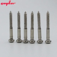 6 Pcs Electric Gitar Sadel Bridge Tremolo Tailpiece Bridge System Installation Stalled with Notch st