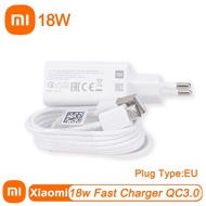 [มาแรง] สำหรับ Xiaomi EU ของแท้18W อะแดปเตอร์ QC3.0ที่ชาร์จความเร็วสูงชนิด C 2A USB ผนังสำหรับ Mi9 SE Note9 8 Pro 9 S CC9e K20 30 MDY-10-EF