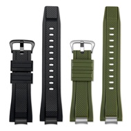 For Casio G-SHOCK MTG-B3000 Silicone Watchbands MTG B3000 Resin Rubber Watch Strap Modified Stainless Steel Adapters Connector