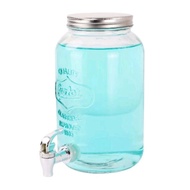 4 L JUICE BEVERAGE GLASS DISPENSER WITH FAUCET