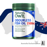 NATURE'S OWN Australia Odourless Fish Oil / Glucosamine Sulfate Chondroitin
