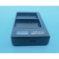 LP-E5 LPE5 LP E5 LCD USB Battery Double Charger For Canon EOS 450D 500D 1000D Kiss X3 Kiss F Rebel X