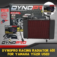 DYNOPRO 600ML Racing Radiator LC135 / Y15ZR / Y16ZR / RS150 / Raider150 – High Performance Cooling |