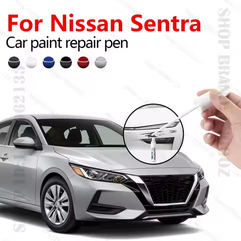 Paint Repair Pen Touch Up Scratch Remover DIY Auto Accessories Black White For Nissan Sentra 1990-20