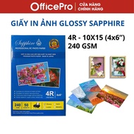 [Not for sale as a gift] Sapphire RC Glossy photo paper 10x15 240gsm, waterproof silk photo paper 4R