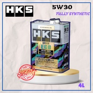 HKS Engine Oil Fully Synthetic Lubricant 5W30 Minyak Hitam HKS Super Oil ECO