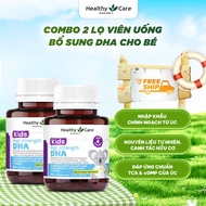 Healthy Care High Strength DHA Baby Nutritional Supplement Combo 60 Tablets DHA for Kids