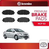 BREMBO Front Pads (L+R) - Toyota Vios NCP93 (2007-2013) 1.5J 1.5E 1.5G 1.5S TRD
