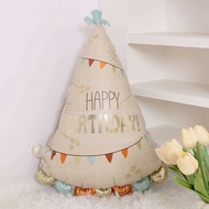 27 inches Summer Hawaii theme Matte party Hat Happy Birthday party decoration aluminum foil balloon 