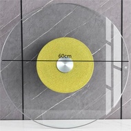 mâm xoay bàn ăn Nhũ Vàng bộ mâm xoay bàn ăn cao cấp nhiều size 608090cm kính cường lực dày 10li