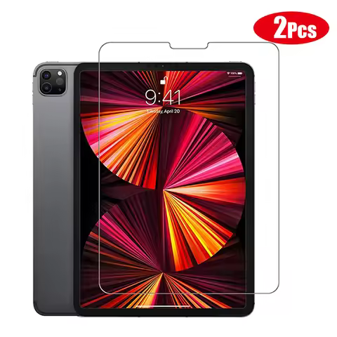 Screen Protector For Apple iPad Pro 11 2021 Full Glass For iPad Pro 12.9 2021 Tempered Film For iPad