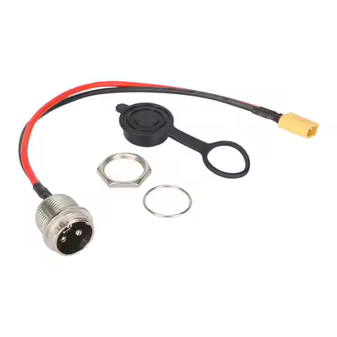 Electric Scooter GX16 3 Pins Charging Port with XT30/XT60 Connector For VSETT ZERO 8 9 10 8X 10X 11X