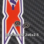 Teflon Bearing AO 620- 2x6x2.5mm - Contents 2pcs – Rep Tamiya 94389