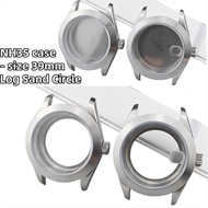 39MM Watch Case Sand Ring Log Mechanical Diving Watch Case Accessories for NH35/NH36 Movement