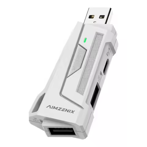 AIMZENIX AX200 PC Gaming K&M Converter/Adapter PC Gaming K&M Converter 1000Hz Reporting Rate