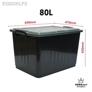 [readystock]ஐ﹊✸ABBAWARE ACME Storage Box With Wheels 80 Litres / Kotak Simpan Barang Roda - 1812