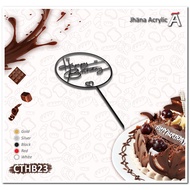 Cake topper / birthday Cake decoration CTHB23 can begojek