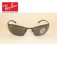 [Original] RayBan smoke polarized lens new frame black Rb 3183 002/81