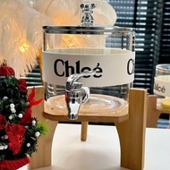 Bear Lid Glass Water Bottle 2200ML