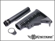【Action!】需訂購）GHK - M4 GBB專用《M4槍托+托桿組》(原廠零件#M4-35)