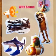 Tung Tung Tung Sahur Keychain With Sound Popular Toy