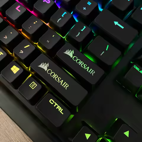 Transparent 104 key original full set keycaps suitable for Corsair K70/K68/RGB/K95/LUX mechanical ga