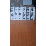HITAM PUTIH White paint, black paint for new and old car plates