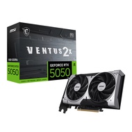 MSI GeForce RTX 5050 8G VENTUS 2X OC 8GB GDDR6 GPU 20 Gbps 128bit PCIe 5.0 DX12 NVIDIA DLSS 4 Dual F