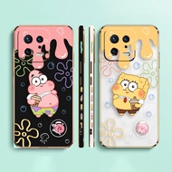 Cartoon Funny Fatty Spongebob Side Printed E-TPU Phone Case For XIAOMI POCO F4 F3 M5 M4 X5 X4 X3 C40 F5 F1 REDMI K50 K40 NOTE 12 11 10 S GT PRO PLUS NFC Gaming Turbo 5G