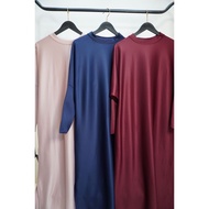 [JRS] Tatiana Long Tunic Baju Muslimah Modest Wear Ironless Scuba Silk By JR Stitch Sdn Bhd