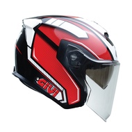 M37.0 GRANDE GRAPHIC ROSSO BLACK RED | HELMET GIVI