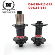 Novatec BOOST Hub D041SB/D042SB MTB ฮับจักรยานด้านหน้า15X11 0มม./ด้านหลัง12X148mm ดุมล้อจักรยาน4แบริ