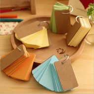 Candy Color Flash Card Memopad Flash Card Ring Notes Ring