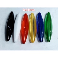 9x38mm Faceted Acrylic Beads Pelaga