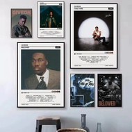 R&B Singer Giveon 2025 New Beloved Classic Music Album Tracklist Poster Printed Canvas Painting Wall