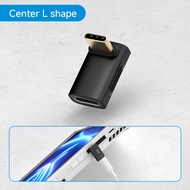 Hagibis USB4 Adapter PD240W 80Gbps 8K USB C to Type-C 90 Degree Right Angle Converter Compatible Wit