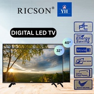 RICSON 32"/40" DIGITAL TV/LED TV 40RT11-T2/32RT7F/32RT3A/32RT16F (DELIVERY KLANG VALLEY AREA ONLY）