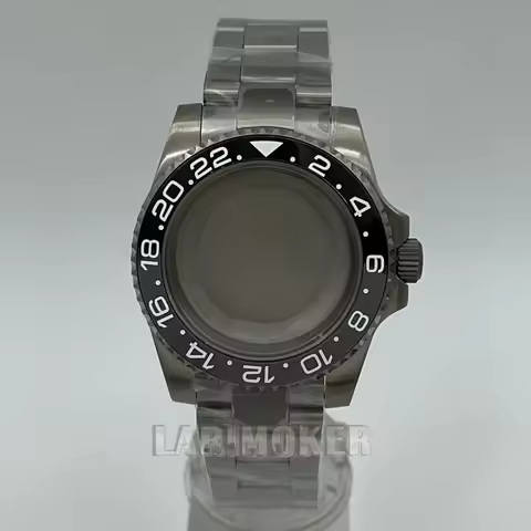 Titanium alloy NH35 watch case and strap sapphire glass SUB GMT is suitable for PT5000 NH34 NH36 spo
