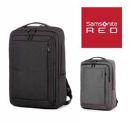 韓國 Samsonite Red 新秀麗 黑灰色牛津布 SCABORO 手提電腦 相機 背囊