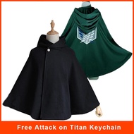 Attack On Titan Costume Green Cloak Cape Japanese Anime Cosplay Shingeki No Kyojin Hoodie Eren Levi Mikasa Ackerman Jacket Scout Legion Coat