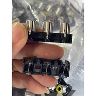 2 RCA lotus jacks - AV Jack - audio Jack