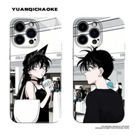 Couple Detective Conan Ran Film Hard Shell for Samsung Galaxy S24 S22 S23 S25 ULTRA S25 S24 PLUS A04