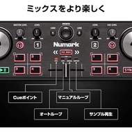 【Direct from Japan】Numark Numark DJ Controller Portable DJ Equipment USB 2 Deck Touch Sensor Wheel Compact DJ Mixer Serato DJ Lite Built-in Audio Interface Numark DJ2GO2 Touch