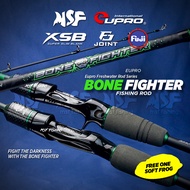 [MSF] Eupro Bone Fighter Rod | Joran Pancing Casting Spinning BC Snakehead Peacock Fishing Murah