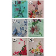 Shawl/Bawal comel Flower Design